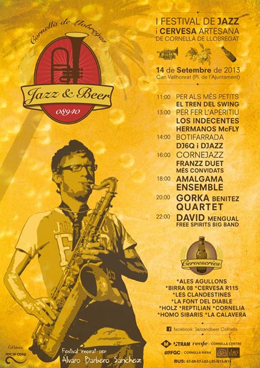 JAZZ&BEER – 1er Festival de Jazz i Cervesa Artesana de Cornellà de Llobregat