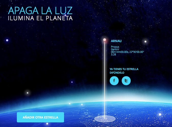 Arriba l’Hora del Planeta, apaga la llum