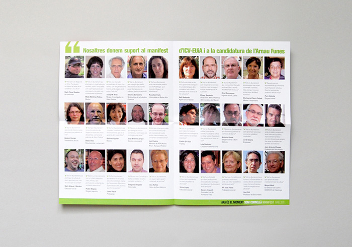 ICV, Iniciativa, Política, campanya, Comunicació, Arnau Funes, Cornellà, Verds, Eleccions Municipals, Municipals, Disseny Gràfic