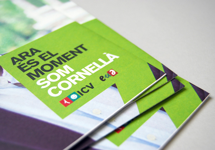 ICV, Iniciativa, Política, campanya, Comunicació, Arnau Funes, Cornellà, Verds, Eleccions Municipals, Municipals, Disseny Gràfic