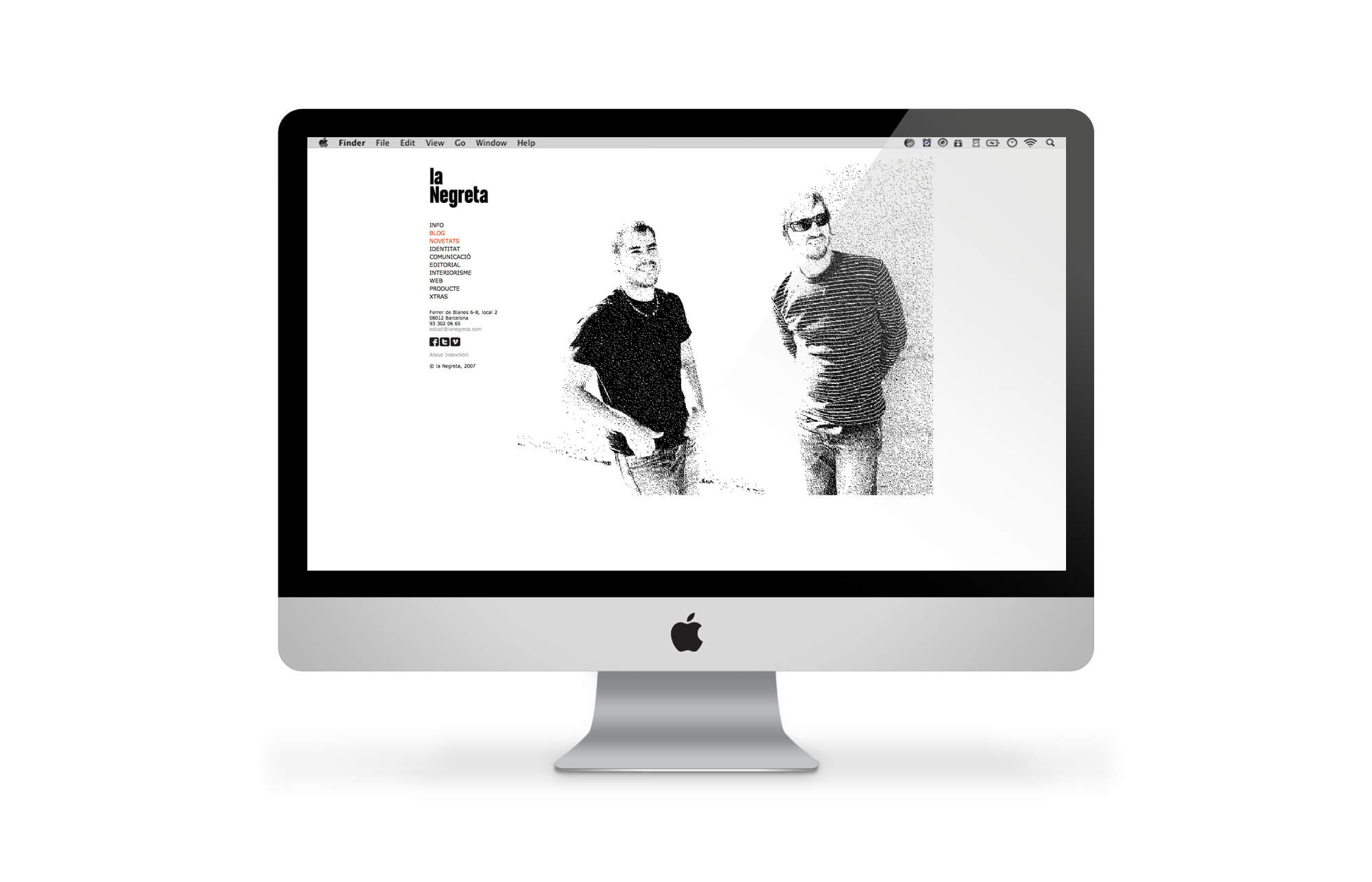 la Negreta, Website, Barcelona, Graphic Design, Web, Design Web, Disseny Web