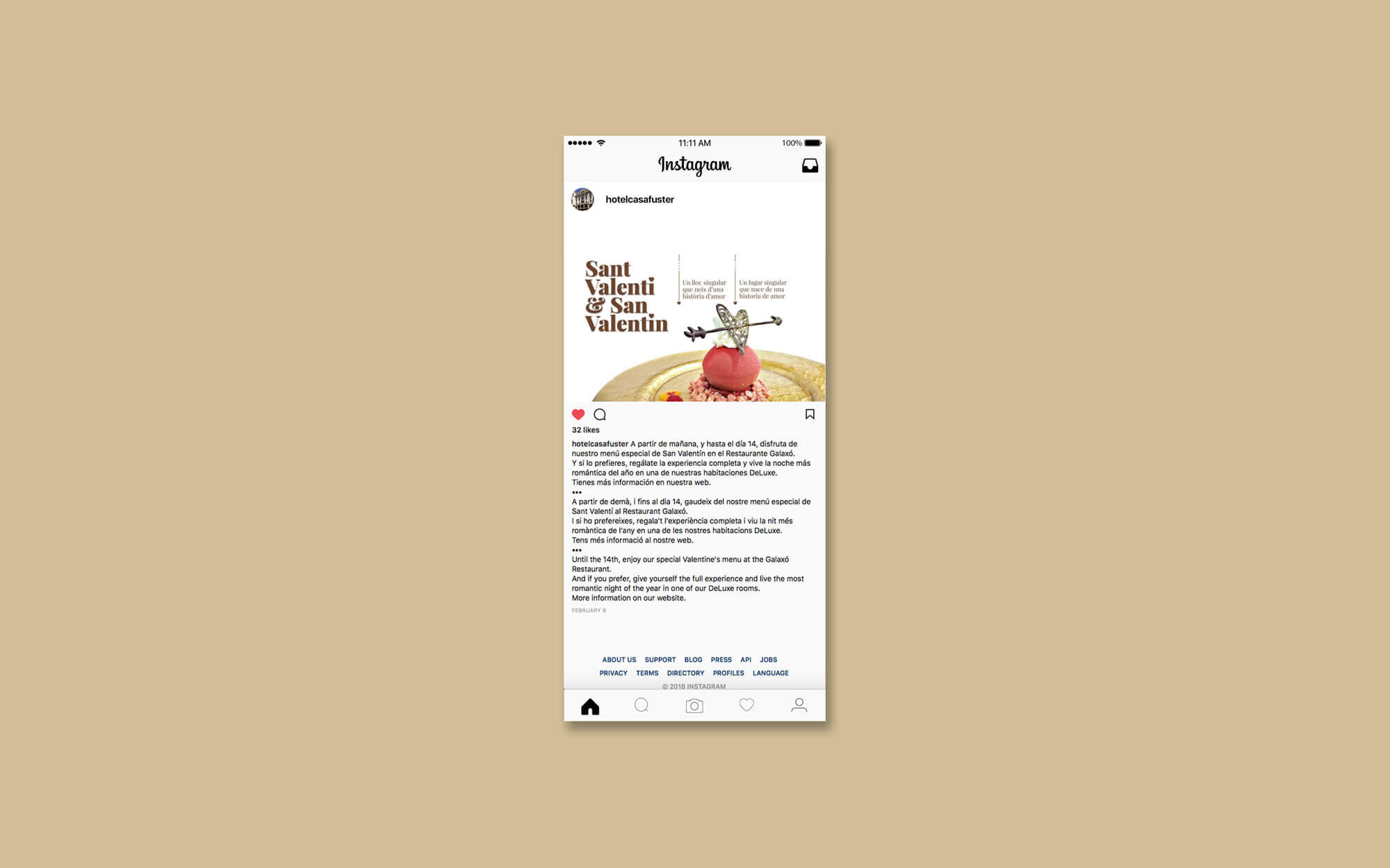 Hotel Casa Fuster, Hotel, Barcelona, San Valentín, Newsletter, la Negreta, Diseño Gráfico, Barrio de Gracia, Digital, Comunicación, Mailchimp, Email